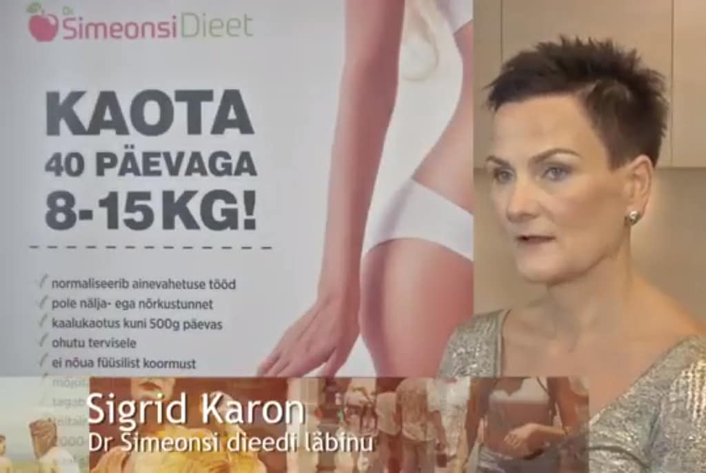 Dr Simeonsi dieedi konsultant ja toitumisnõustaja Aire Kängsep ning blogija Mari-Leen Albers andsid intervjuu TV3 saatele Naudime Elu. Saates tuli juttu eestlaste kaaluprobleemist, kehamassiindeksist, Dr Simeonsi dieediprogrammist ning Mari-Leen kuulutas välja, et võtab ka ise Dr Simeonsi dieediringi ette.