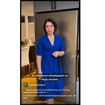 Dr Simeonsi dieet ei ole lihtsalt kaalulangetusprogramm, vaid kogukond, kes on Sinu jaoks olemas Lisaks konsultandi toele, oled osa ka meie WhatsAppi toetavast ja toredast tugigrupist ning dieedisõprade grupist Facebookis, kus ka peale dieedi läbimist saad tervisliku eluviisiga jätkamiseks kasulikku infot, teiste kogemusi, motivatsiooni ja retseptiideid.