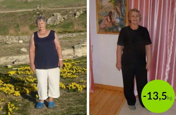„Olen terve oma elu pidanud igasuguseid dieete, enne seda lahendust tulemusteta. Dr Simeonsi dieediga kaotasin 13,5kg ning suutsin ka suitsetamisest loobuda,“ räägib 60-aastane Eha.