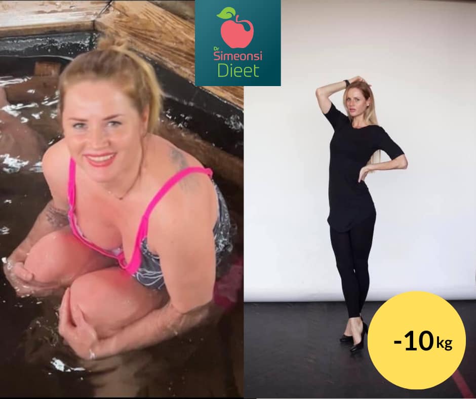 10 kg kaalukaotust on ainult tulemus. Ma kaotasin palju, mu välimus on täielikult muutunud. Käisin kosmeetiku juures, kes tunneb mind hästi ja ta ütles mitu korda: ma olen Su üle nii uhke, Sa oled nii imeliselt muutunud.