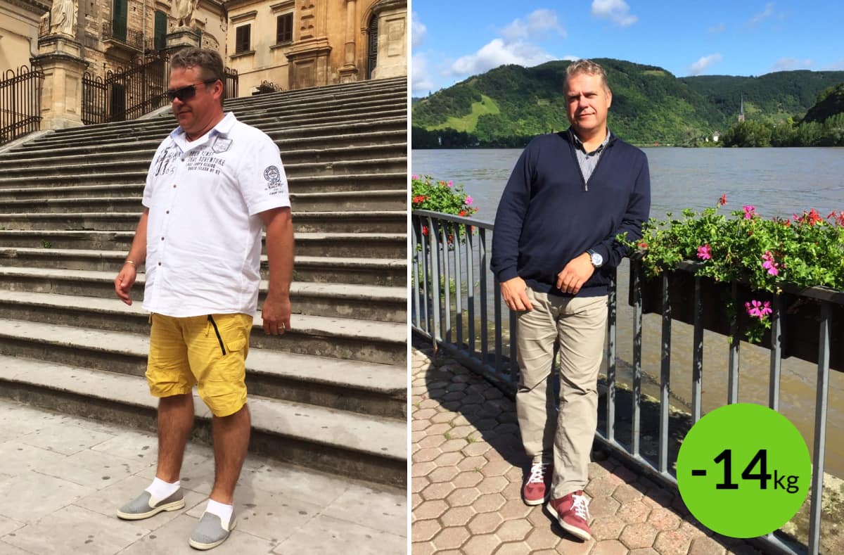 Tõnu on 14kg kaotamise üle õnnelik, Simeonsi dieet tõesti toimib!