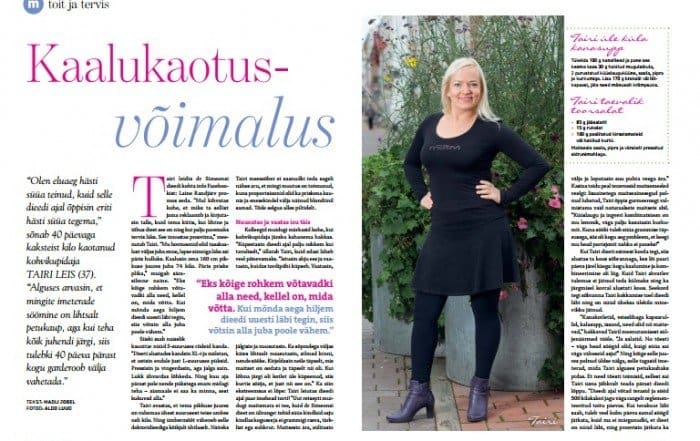 Kaalukaotusvõimalus